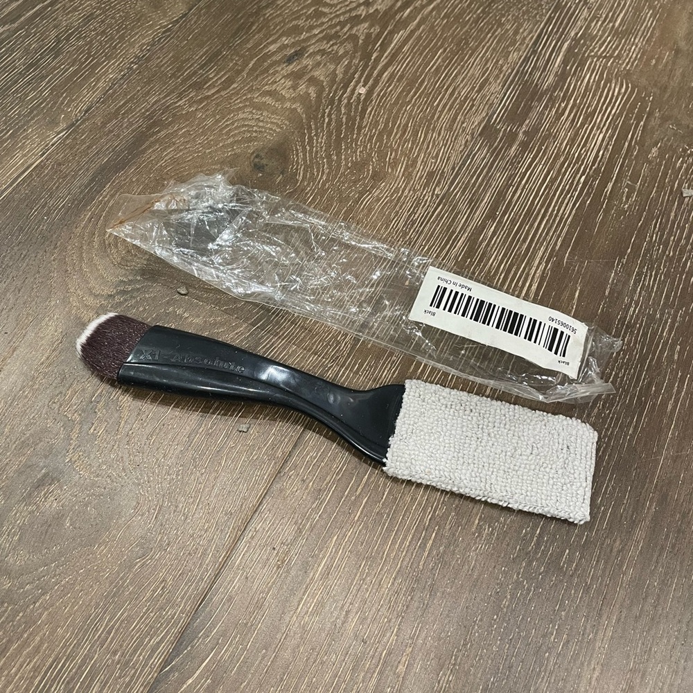 Black and White Cleaning Brush